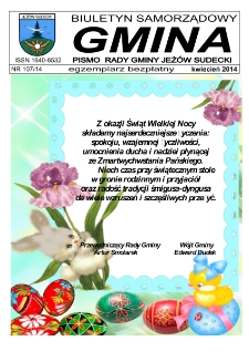 Gmina : biuletyn samorządowy : pismo Rady Gminy Jeżów Sudecki, 2014, nr 107