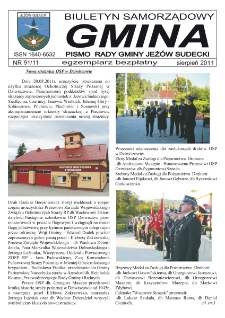 Gmina : biuletyn samorządowy : pismo Rady Gminy Jeżów Sudecki, 2011, nr 91