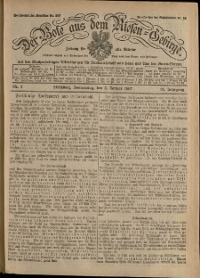 Der Bote aus dem Riesen-Gebirge : Zeitung für alle Stände, R. 95, 1907, nr 2