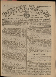 Der Bote aus dem Riesen-Gebirge : Zeitung für alle Stände, R. 95, 1907, nr 4