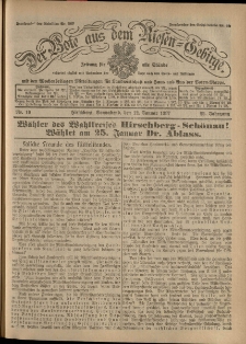 Der Bote aus dem Riesen-Gebirge : Zeitung für alle Stände, R. 95, 1907, nr 10