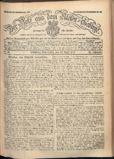 Der Bote aus dem Riesen-Gebirge : Zeitung für alle Stände, R. 95, 1907, nr 90
