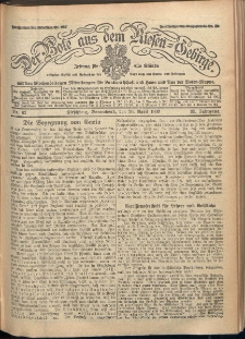 Der Bote aus dem Riesen-Gebirge : Zeitung für alle Stände, R. 95, 1907, nr 92