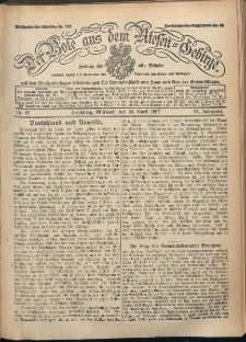 Der Bote aus dem Riesen-Gebirge : Zeitung für alle Stände, R. 95, 1907, nr 95