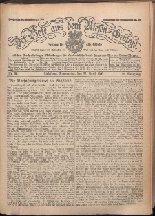 Der Bote aus dem Riesen-Gebirge : Zeitung für alle Stände, R. 95, 1907, nr 96