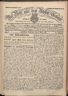 Der Bote aus dem Riesen-Gebirge : Zeitung für alle Stände, R. 95, 1907, nr 80