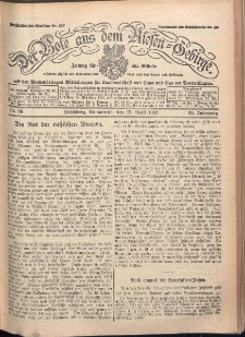 Der Bote aus dem Riesen-Gebirge : Zeitung für alle Stände, R. 95, 1907, nr 86