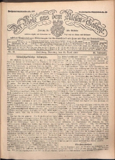 Der Bote aus dem Riesen-Gebirge : Zeitung für alle Stände, R. 95, 1907, nr 88