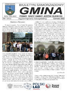 Gmina : biuletyn samorządowy : pismo Rady Gminy Jeż&oacute;w Sudecki, 2022, nr 154