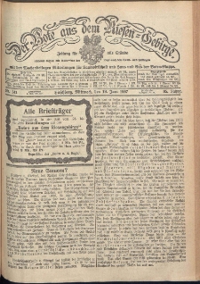 Der Bote aus dem Riesen-Gebirge : Zeitung für alle Stände, R. 95, 1907, nr 141