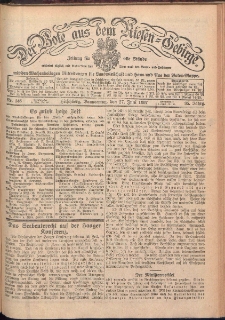 Der Bote aus dem Riesen-Gebirge : Zeitung für alle Stände, R. 95, 1907, nr 148