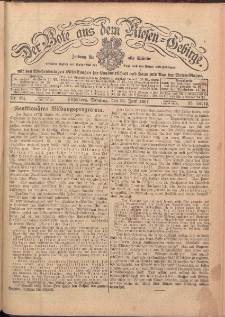 Der Bote aus dem Riesen-Gebirge : Zeitung f&uuml;r alle St&auml;nde, R. 95, 1907, nr 151