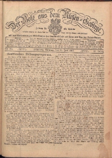 Der Bote aus dem Riesen-Gebirge : Zeitung für alle Stände, R. 95, 1907, nr 151
