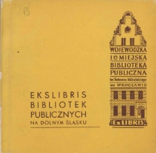 Ekslibris bibliotek publicznych na Dolnym Śląsku : katalog [T.2]