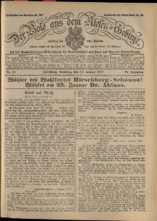 Der Bote aus dem Riesen-Gebirge : Zeitung für alle Stände, R. 95, 1907, nr 11