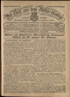 Der Bote aus dem Riesen-Gebirge : Zeitung für alle Stände, R. 95, 1907, nr 14