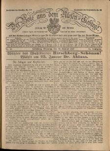 Der Bote aus dem Riesen-Gebirge : Zeitung für alle Stände, R. 95, 1907, nr 18