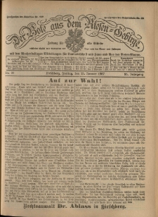 Der Bote aus dem Riesen-Gebirge : Zeitung für alle Stände, R. 95, 1907, nr 21