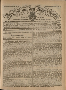 Der Bote aus dem Riesen-Gebirge : Zeitung für alle Stände, R. 95, 1907, nr 22