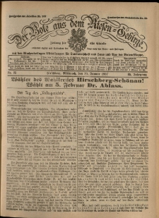 Der Bote aus dem Riesen-Gebirge : Zeitung für alle Stände, R. 95, 1907, nr 25