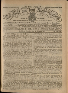 Der Bote aus dem Riesen-Gebirge : Zeitung für alle Stände, R. 95, 1907, nr 36