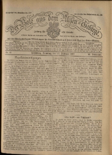 Der Bote aus dem Riesen-Gebirge : Zeitung für alle Stände, R. 95, 1907, nr 41