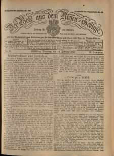 Der Bote aus dem Riesen-Gebirge : Zeitung für alle Stände, R. 95, 1907, nr 42