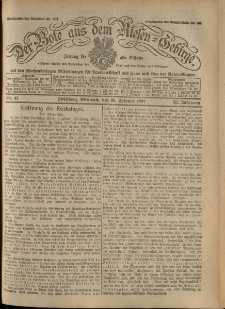 Der Bote aus dem Riesen-Gebirge : Zeitung für alle Stände, R. 95, 1907, nr 43