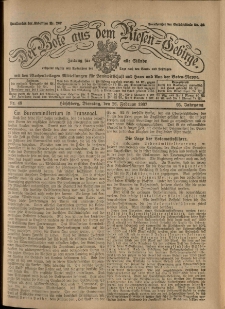 Der Bote aus dem Riesen-Gebirge : Zeitung für alle Stände, R. 95, 1907, nr 48