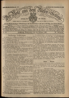 Der Bote aus dem Riesen-Gebirge : Zeitung für alle Stände, R. 95, 1907, nr 50