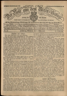 Der Bote aus dem Riesen-Gebirge : Zeitung für alle Stände, R. 95, 1907, nr 55