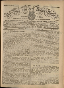 Der Bote aus dem Riesen-Gebirge : Zeitung für alle Stände, R. 95, 1907, nr 62