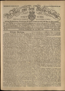 Der Bote aus dem Riesen-Gebirge : Zeitung für alle Stände, R. 95, 1907, nr 64