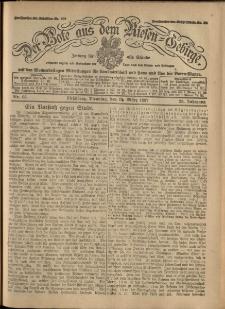 Der Bote aus dem Riesen-Gebirge : Zeitung für alle Stände, R. 95, 1907, nr 66