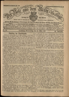 Der Bote aus dem Riesen-Gebirge : Zeitung für alle Stände, R. 95, 1907, nr 68