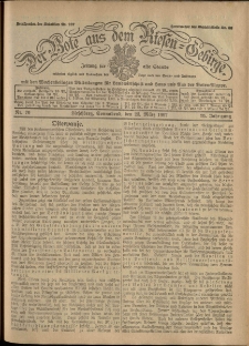 Der Bote aus dem Riesen-Gebirge : Zeitung für alle Stände, R. 95, 1907, nr 70