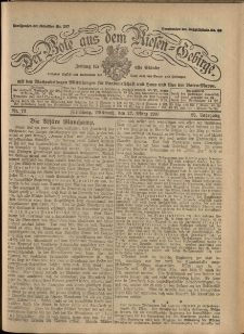Der Bote aus dem Riesen-Gebirge : Zeitung für alle Stände, R. 95, 1907, nr 73