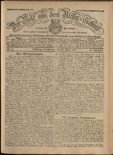 Der Bote aus dem Riesen-Gebirge : Zeitung für alle Stände, R. 95, 1907, nr 74