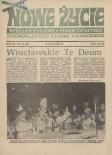 Nowe Życie :dolnośląskie pismo katolickie : religia, kultura, społeczeństwo, 1985, nr 22 (60)