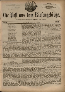 Die Post aus dem Riesengebirge, 1883, nr 59