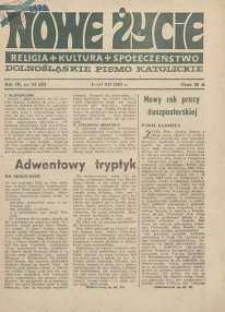 Nowe Życie :dolnośląskie pismo katolickie : religia, kultura, społeczeństwo, 1985, nr 24 (62)