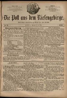 Die Post aus dem Riesengebirge, 1883, nr 73