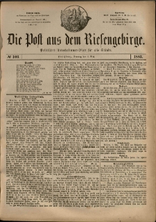 Die Post aus dem Riesengebirge, 1883, nr 103