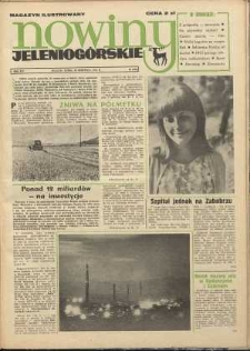 Nowiny Jeleniogórskie : magazyn ilustrowany, R. 16, 1973, nr 33 (786)