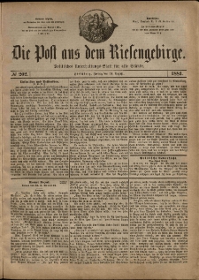 Die Post aus dem Riesengebirge, 1883, nr 202