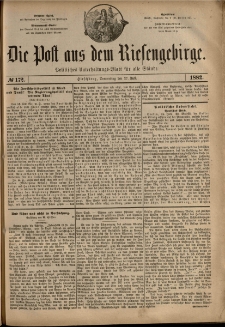 Die Post aus dem Riesengebirge, 1882, nr 172