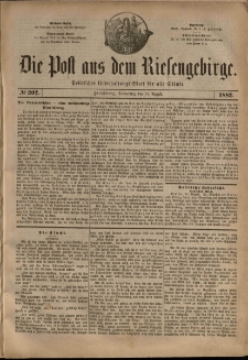 Die Post aus dem Riesengebirge, 1882, nr 202