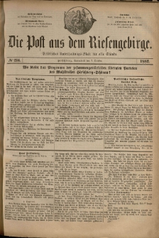 Die Post aus dem Riesengebirge, 1882, nr 234