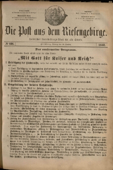 Die Post aus dem Riesengebirge, 1882, nr 236
