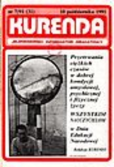 Kurenda : jeleniog&oacute;rski informator oświatowy, 1991, nr 7 (31)